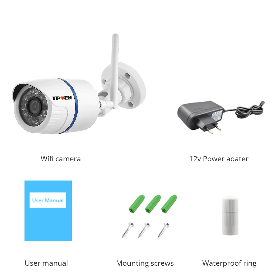 Cámara IP de seguridad para exteriores, dispositivo de vigilancia de 4MP, WiFi, 1080P, inalámbrica, Bullet IP, HD