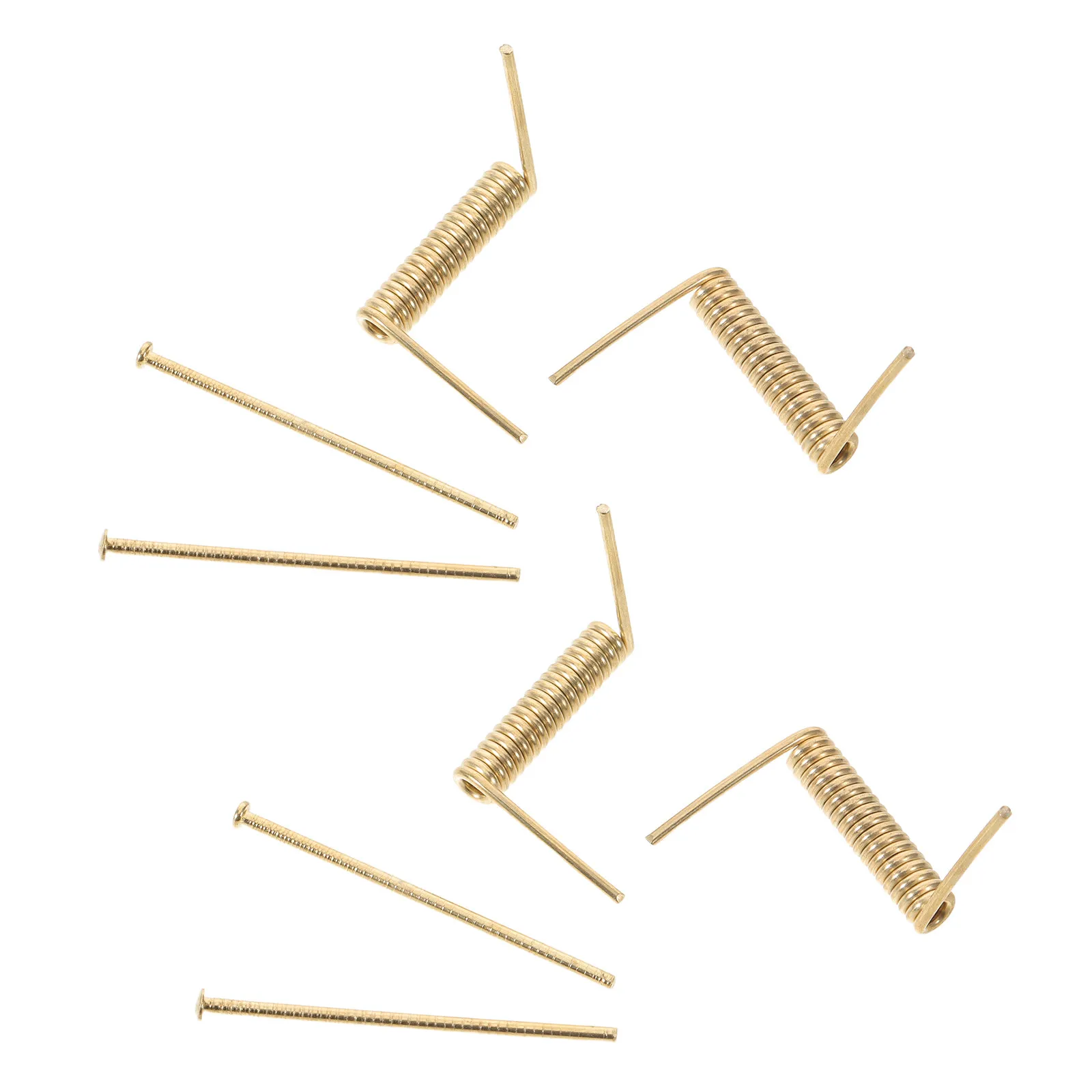 4Pcs Metal Hair Clip Springs Stainless Steel Smooth Surface V-Shaped Torsion Spring for Hair Claw Clip Replacement DIY Hairpin