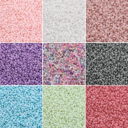 1000pcs 2mm Glass Seed Beads Colorful Spacer Loose Beads for DIY Crafts Necklace Bracelet Earring Jewelry Making Accessories