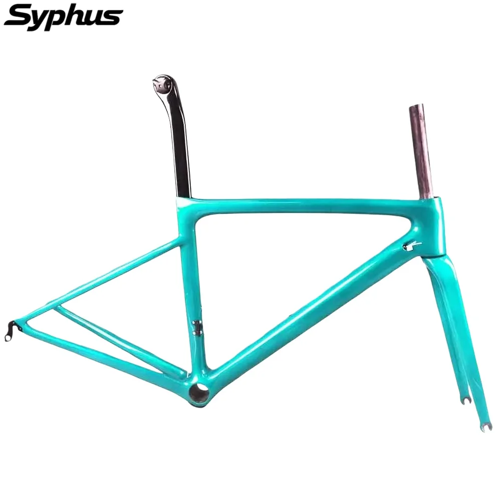 Syphus 700C Crabon cuadro de bicicleta de carretera llanta freno cuadro de bicicleta PF30 cuadro de bicicleta de carretera cuadro de bicicleta de carretera de carbono bicicleta de carretera