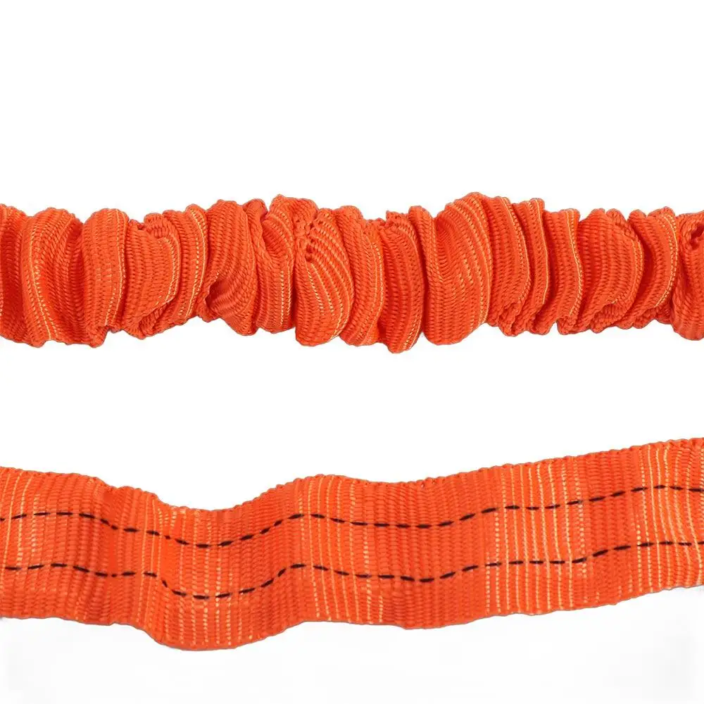 Description Picture 4 of itemWith Carabiner Hook Safety Bungee Tether Anti-Falling Climbing Working Tool Safety Rope Nylon Aerial Work Tool Lanyard