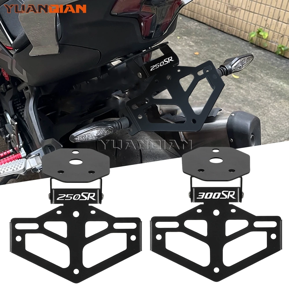 

License Plate Holder Bracket Rear Tail Tidy Fender Eliminator Kit For CFMOTO CF MOTO 250SR 300SR 250 300 SR 2023 2024 2025 2026