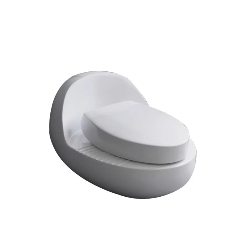 

Integrated Household Ceramic Toilet Modern Squatting Feature Straight Flush Anti-Odor Anti-Skid Features for Villas Lavatories