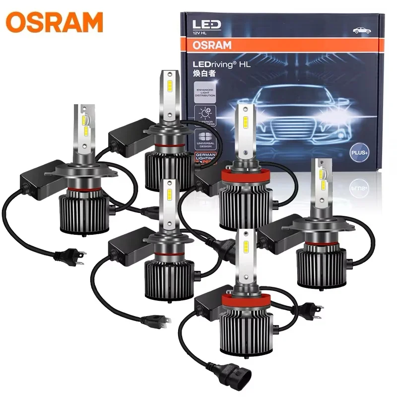 OSRAM LEDriving HBZ HL H4 H1 H7 LED Car Headlight H11 H8 H16 9005 HB3 9006 HB4 50W 12V 6000K Super Bright White Lamps Auto Bulb