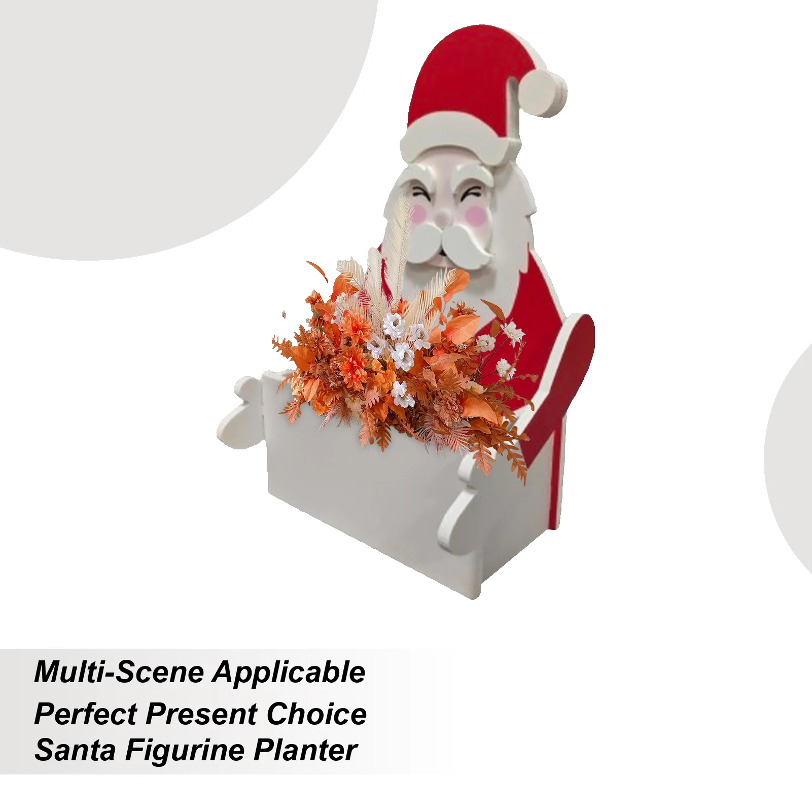 

Рождественский цветочный горшок, креативная мультяшная ваза, декоративный цветочный горшок для балкона, полки, стола, украшение для дома, зелени, дисплей, патио