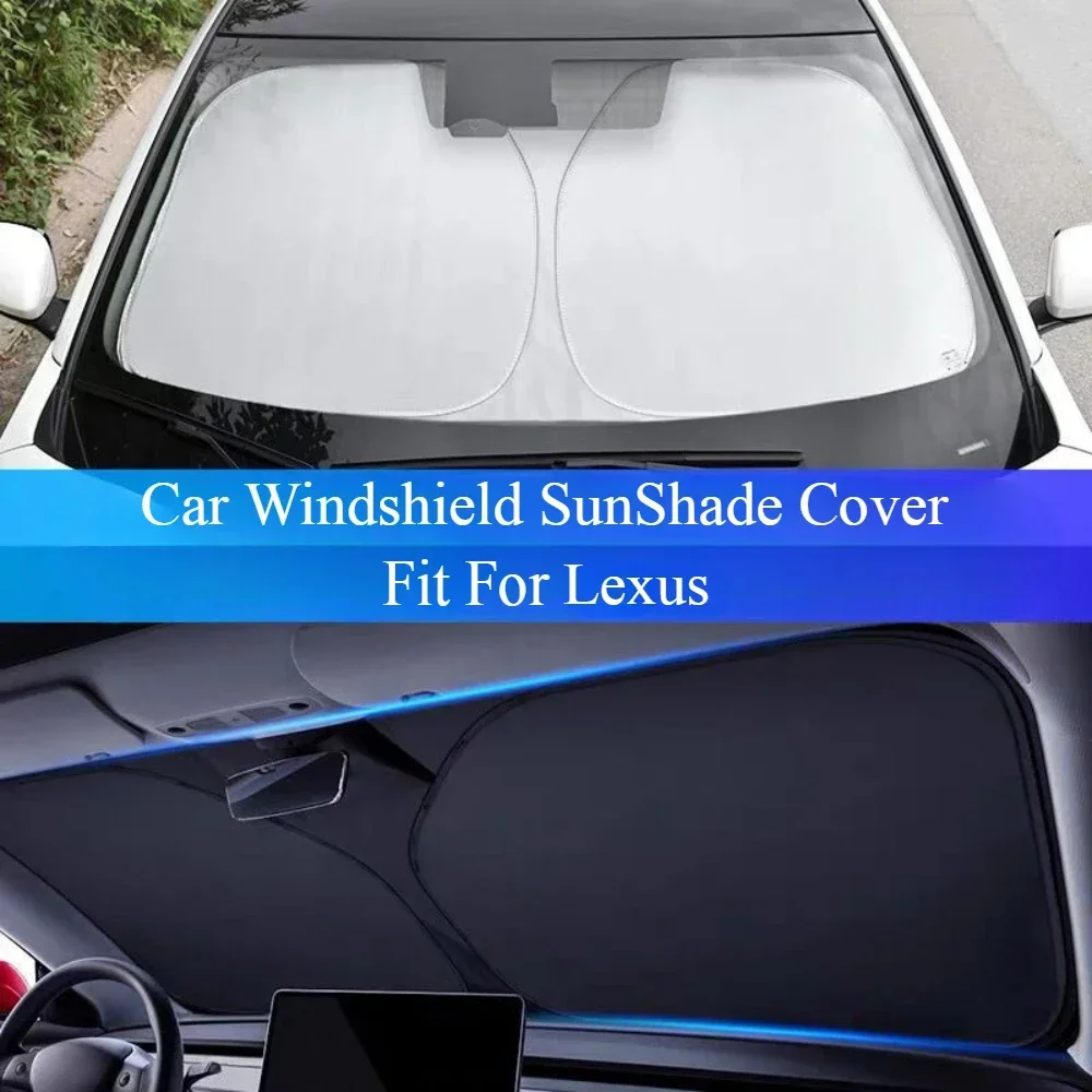 Car Windshield SunShade Cover Fit For Lexus GX UX NX RZ RX LX LX570 2022 2023 2024 Anti UV Car Interior Accessories