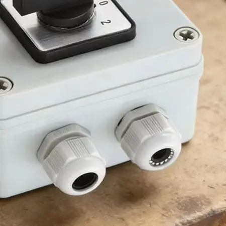 20A 3 Pole Rotary Cam Changeover Switch 3 Position With For Sealed Box IP65 For Industrial Motor Control And Dual Power Transfer