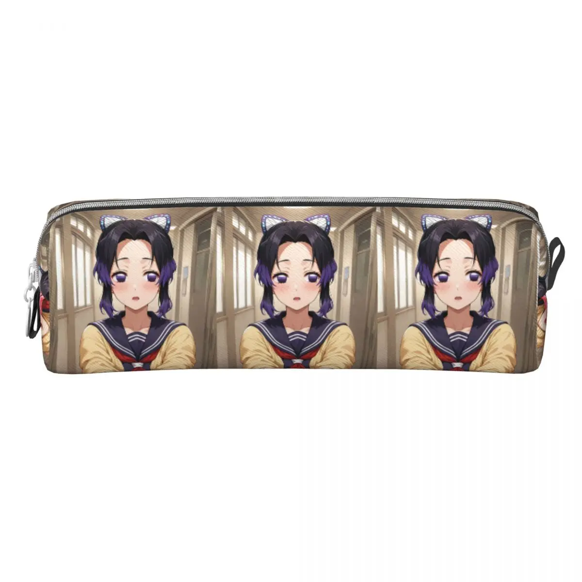 

Kochou Shinobu Pencil Cases Large Storage Pen Bags Pen Box For Boys Girls Students Stationery Pencil Pouch Cosmetic bag