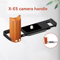 N82R For Fuji X-E5 Camera Quick Release Plate For Fuji FUJIFILM Handle Solid Wood Handle Photography Shooting Accessories A