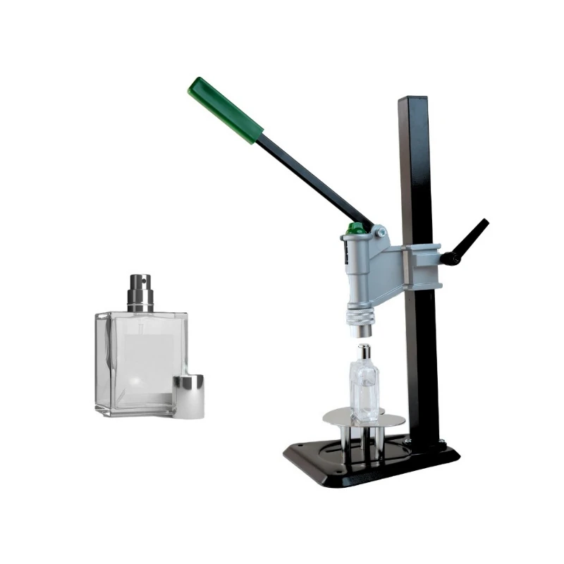 Hand-pressed perfume sealing and capping machine, mist spray dispenser, perfume capper
