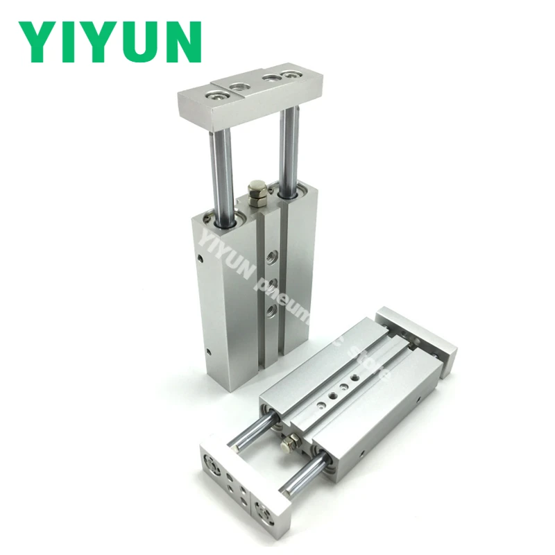 

DPZ-16-10 20 25 30 40 50 60 70 80 90 100 125 150-P-A-KF YIYUN Пневматический, двухклапанный цилиндр, пневматический элемент DPZ, серия DPZJ