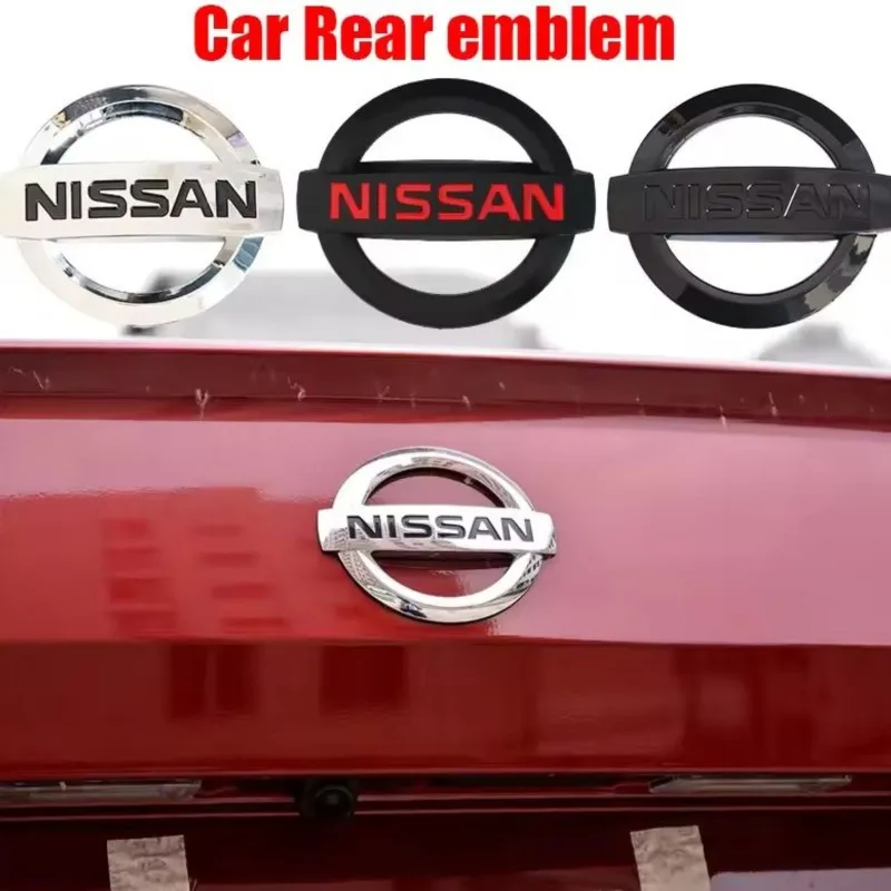 

Car Original Front Grille Badge Cover Trunk Lid Sticker For Nissan Qashqai Juke Pulsar Sentra Altima Patrol Micra Rogue Almera