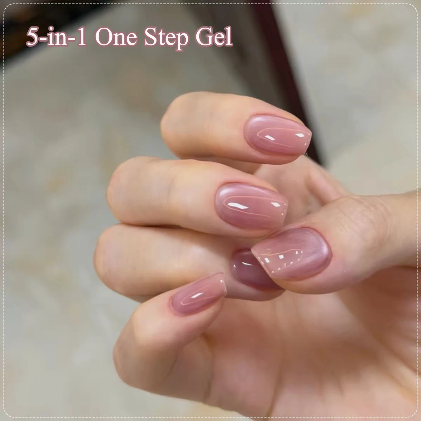 Nail Art Cat Eye Pink - SHAKA 1pcs Summer Flash Hibiscus Pink