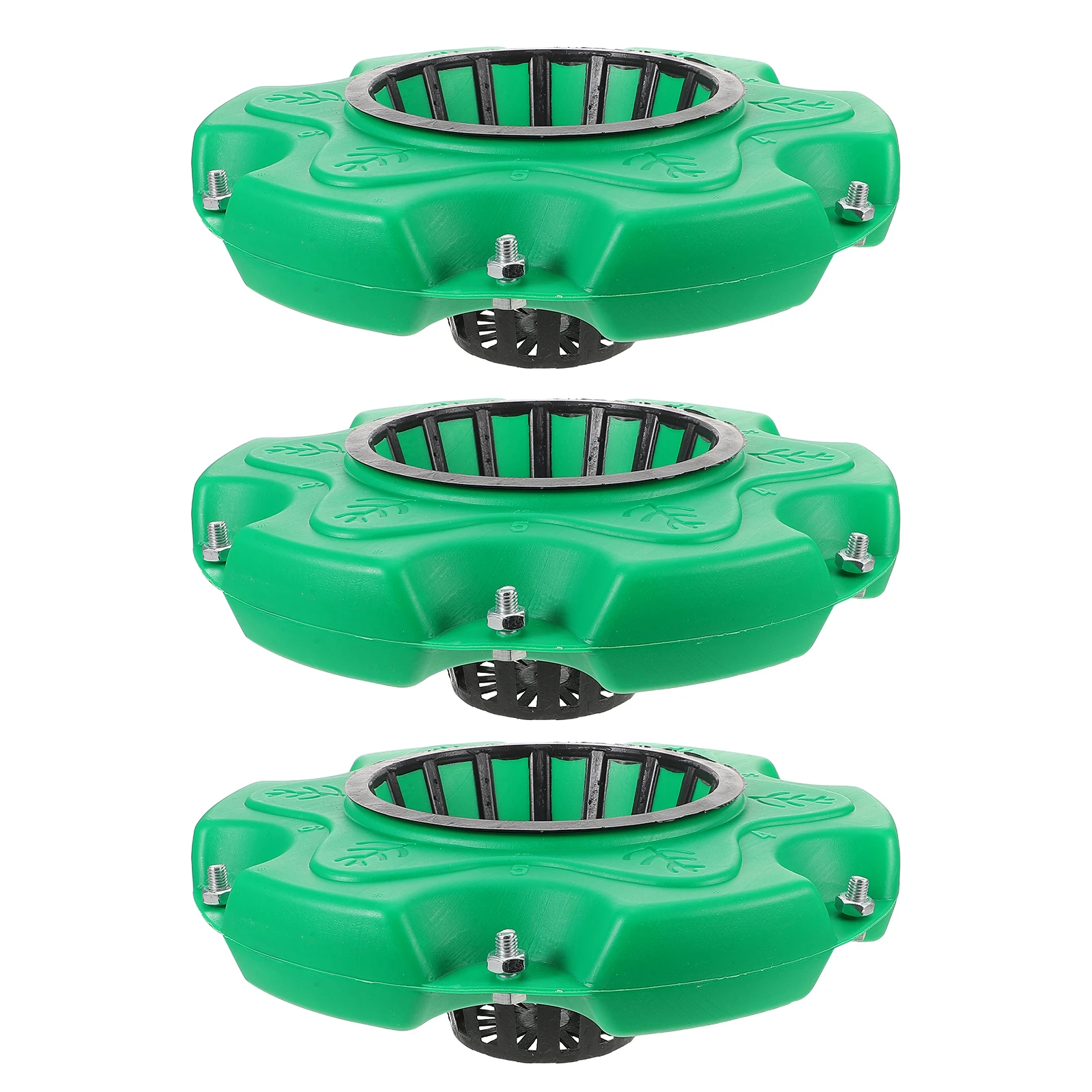 6-delige vlotterende eiland plantenbak set, ruimtebesparende aquatische mand voor meren, parken, waterpartijen, decoratie en tuinieren