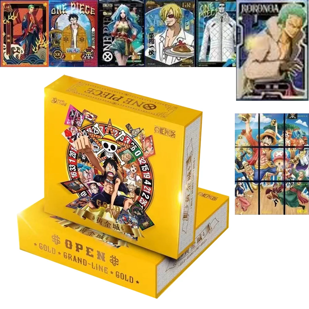 Newest Bargain Price One Piece Card Booster Box King Japanese Anime Figure Trading Game Luffy Sanji Nami TCG Collection Cardrd