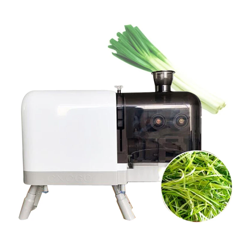 Desktop Small Restaurant Leek Scallion  Shredding Cutting Machine Shred Garlic Sprouts Maker