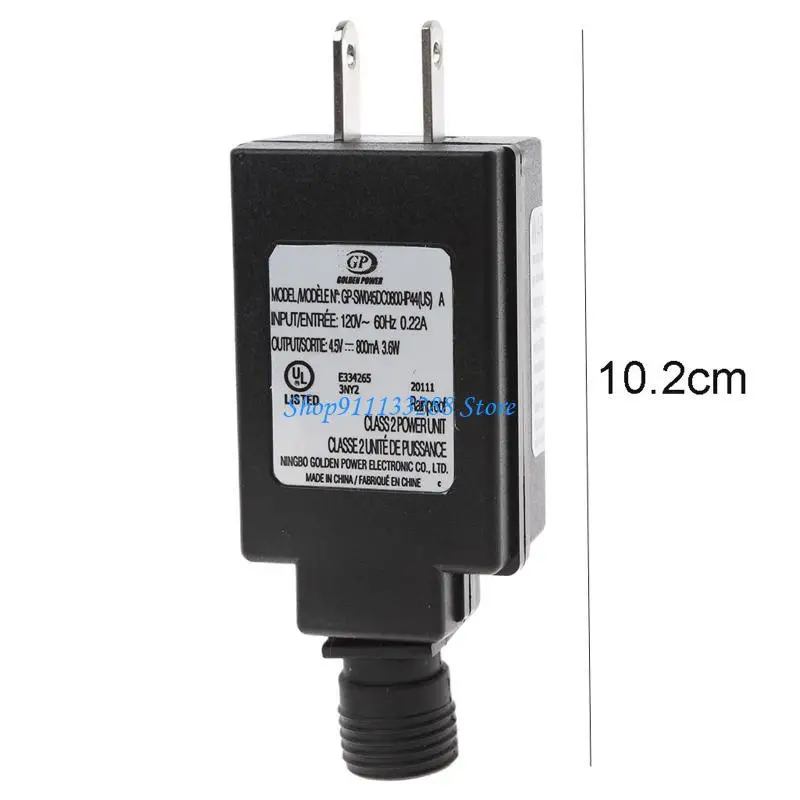 Adaptateur d'alimentation G88D AC vers 4.5V 800mA, 2 broches, pour lumières LED, batterie Elimina