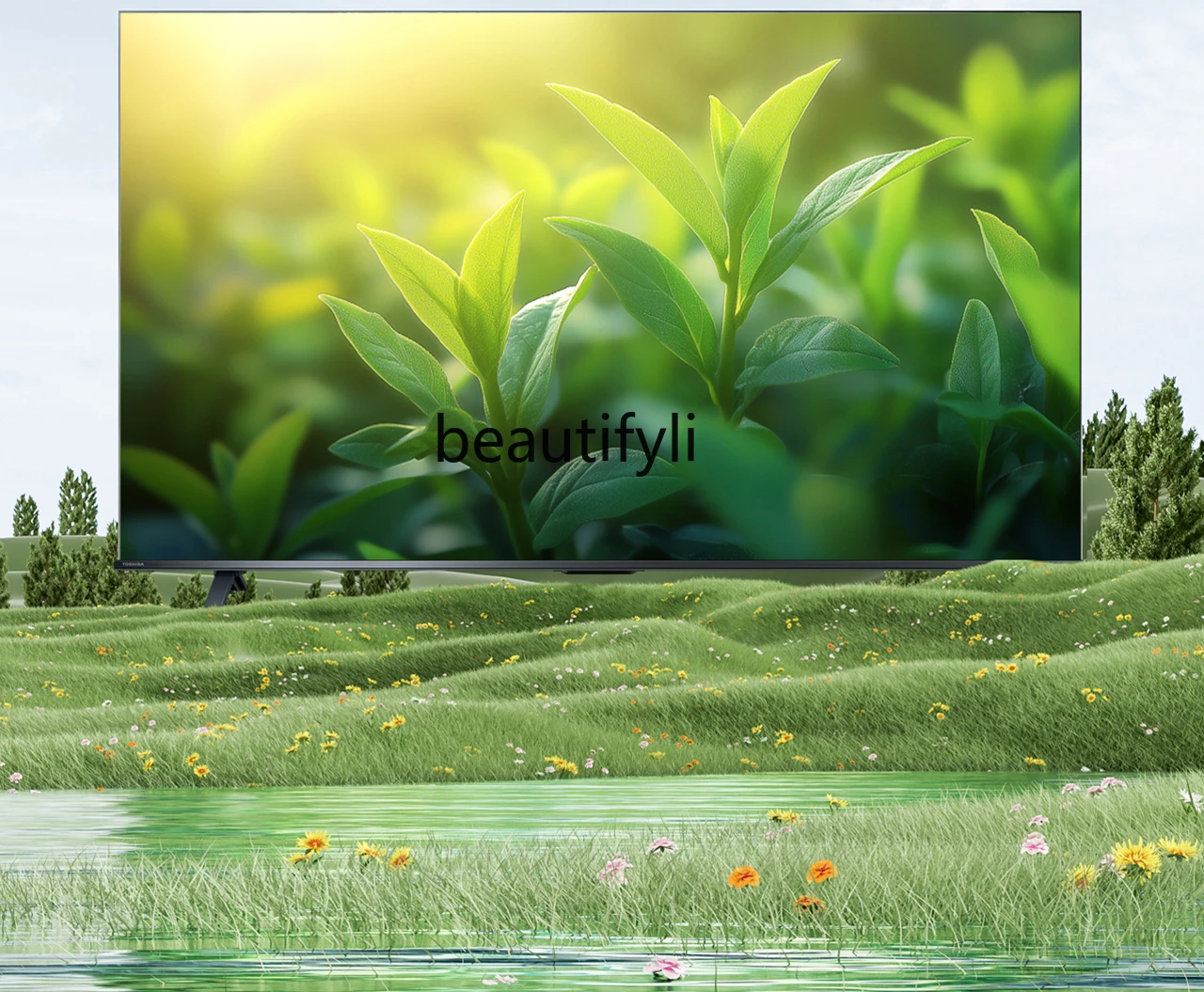 

75 inch, ultra-thin high definition light control smart TV appliances