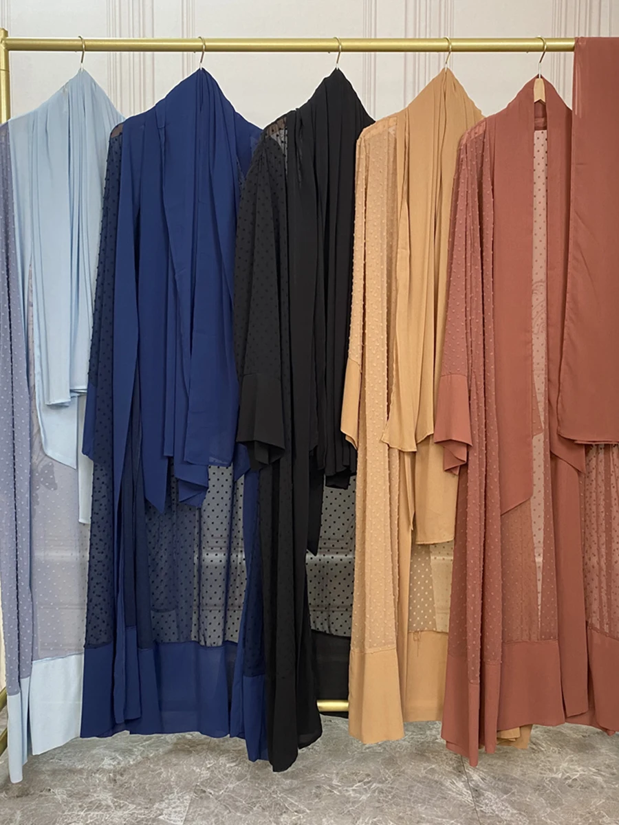 Modest Abaya Ramadan Dubai Robe Femme Musulmane Turkey Kaftan Islamic Clothing Muslim For Women Kimono Caftan Marocain Cardigan