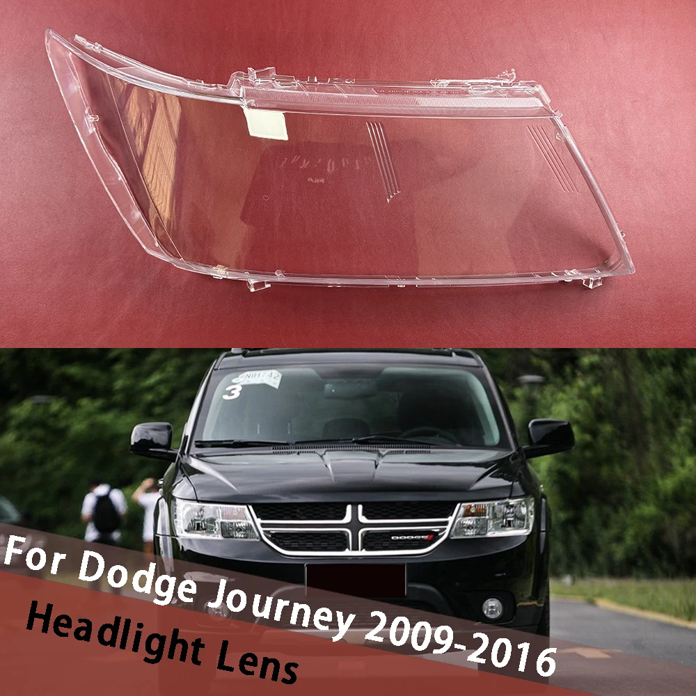 ل دودج رحلة 2009-2016 كشافات غطاء شفاف عاكس الضوء مصباح الإسكان العلوي قذيفة شبكي استبدال العدسة الأصلية