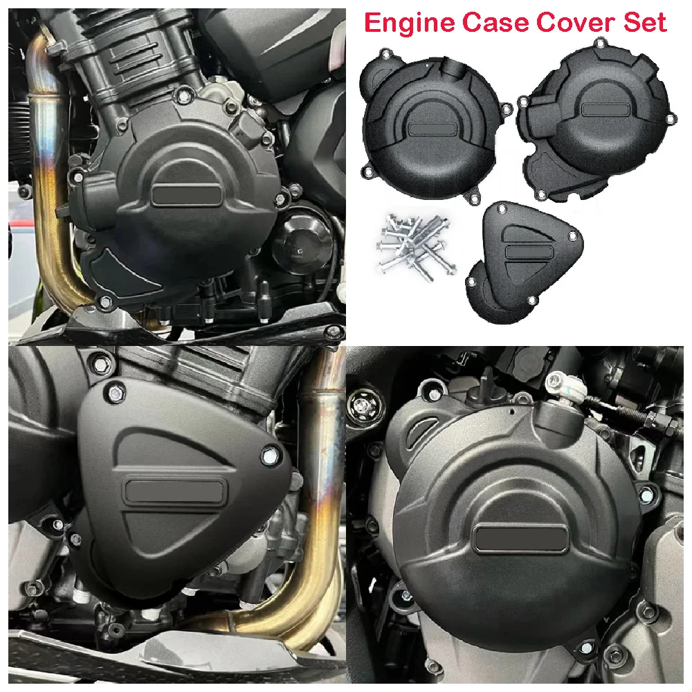 

Fit for Triumph Speed Triple 1200 RS RR 1200RS 1200RR ABS 2021-2024 Motorcycle Secondary Engine Cover Set Protection Guards Kits