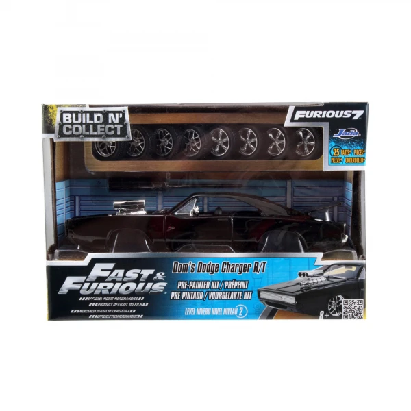 

Литой под давлением Масштаб Jada1/24, автомобиль из фильма Dodge Warhorse, блестящая черная собранная версия, легкосплавный автомобиль, коллекционная игрушка, подарок, сувенирный дисплей