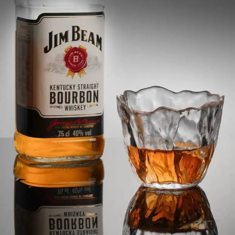 Vasos de whisky de flor de ciruelo, copa de degustación de vino de cristal, martillo congelado, copa de vino para sake de pétalos, vaso de chupito de whisky, taza de té de Kung Fu