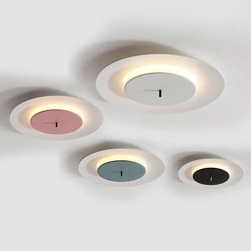 

Round Ceiling Lamp 30cm/46cm Wrought Iron Decorative Ceiling Light Balcony Aisle Living Room Bedroom Interior Lighting Fixture