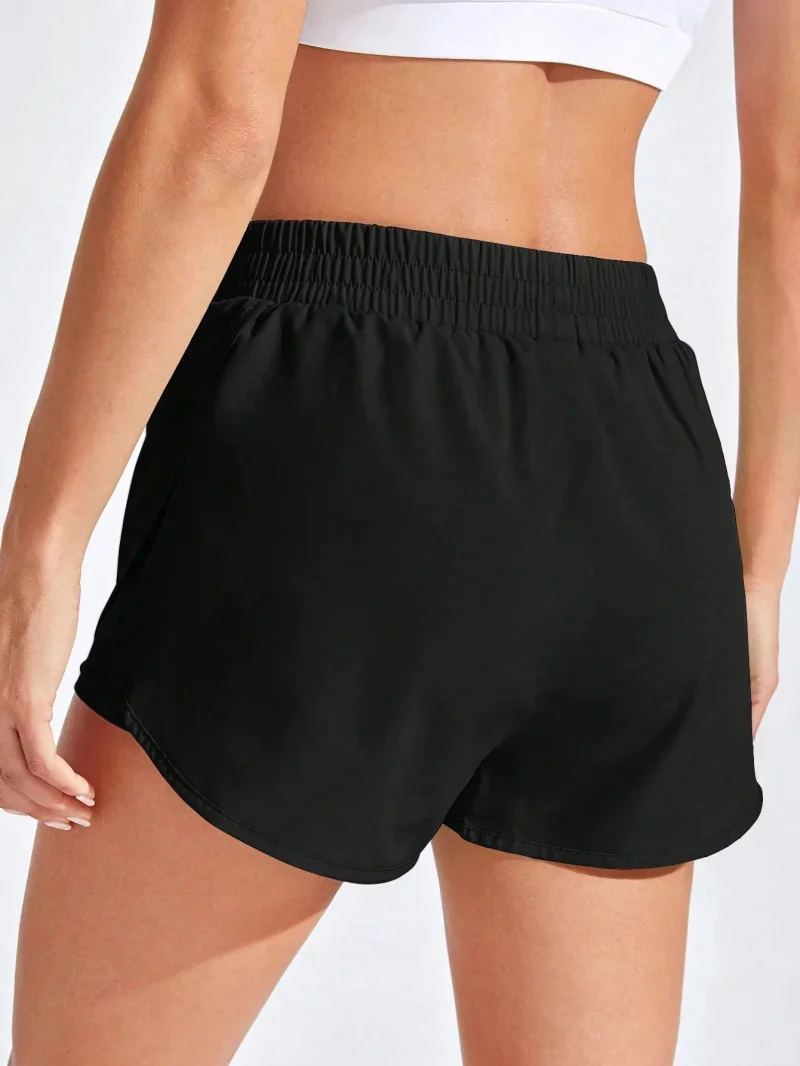Yoga Shorts Women Fitness Elastic Running Workout Short Leggings For Ladies Gym Sport Shorts Fitness Sportwear image 3