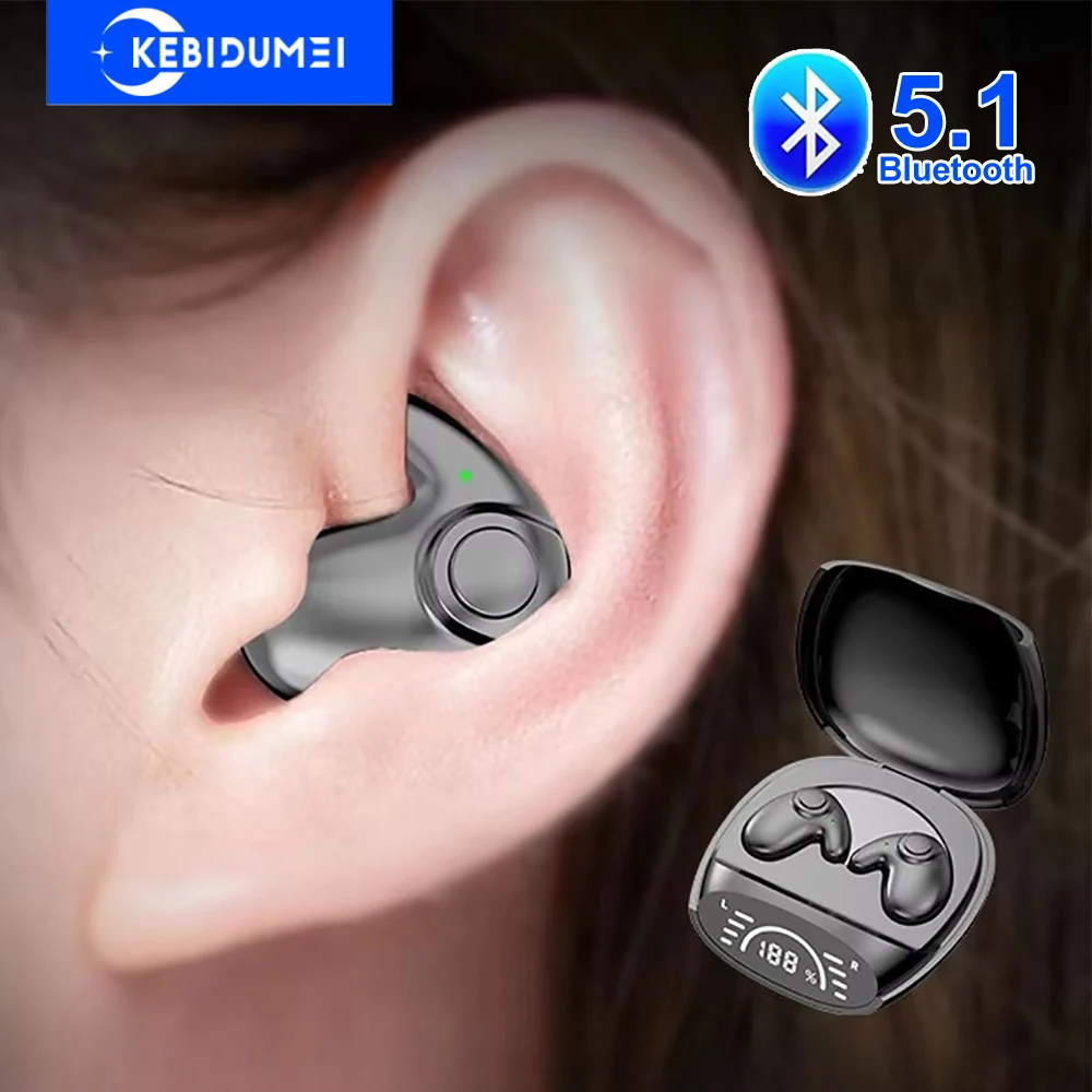 

Invisible Sleep Earbuds Mini Wireless Earphones Bluetooth 5.3 Headphones HiFi Stereo Sports Noise Reduction Headsets for XIAOMI