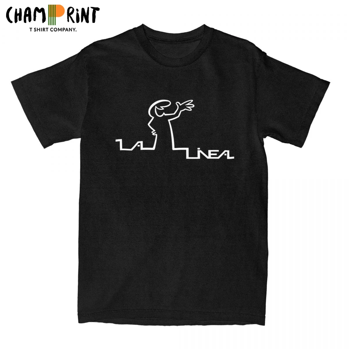 Men's Linus La Linea Line Carton T Shirts Pure Cotton Clothes Vintage Short Sleeve Round Neck Tees New Arrival T-Shirt