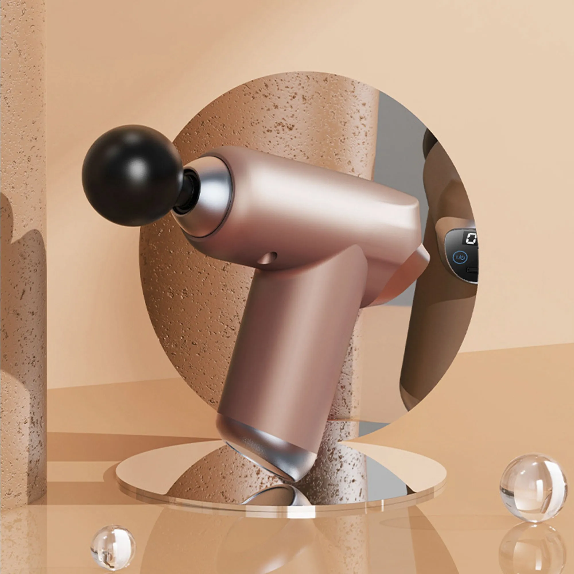 

DFNDZ Yousen Multi-functional Mini Smart 32-Speed LCD Version Handheld Massage Gun