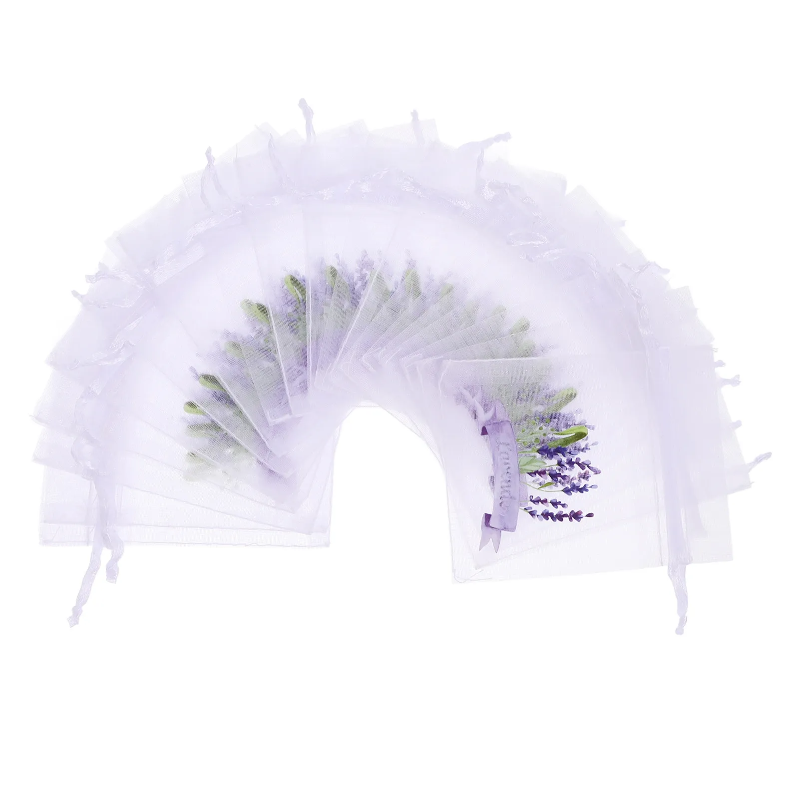 20 Pcs Empty Fragrance Bag Lavender Mesh Bags Sachet Sachets Pouches Drawstring
