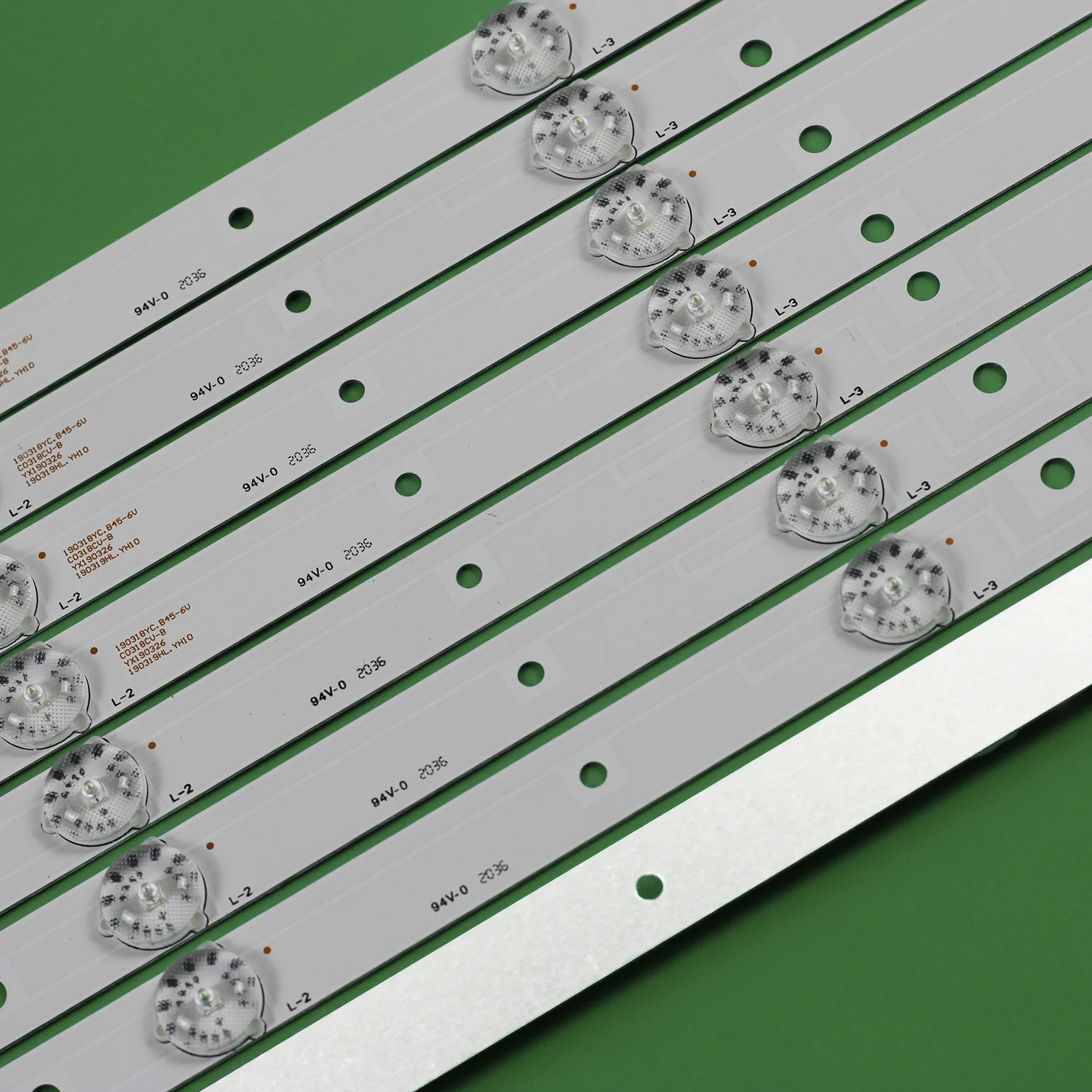 Taśma LED 5LED dla JS-D-JP5020-A51EC JS-D-JP5020-B51EC E50F2000 MCPCB D50-F2000 LED50FHDS MS-L0967-R MS-L0967-L R72-50D04-017-13