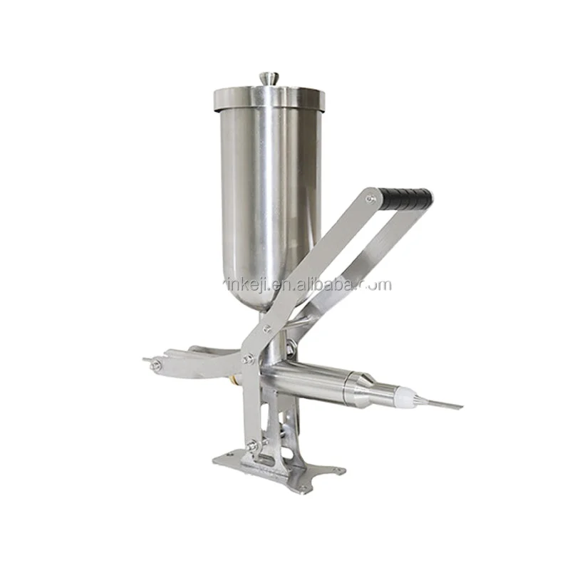 

304 Stainless Steel 5L Manual Filling Machine With 5 Nozzles Commercial Spanish Donuts Churros Filler