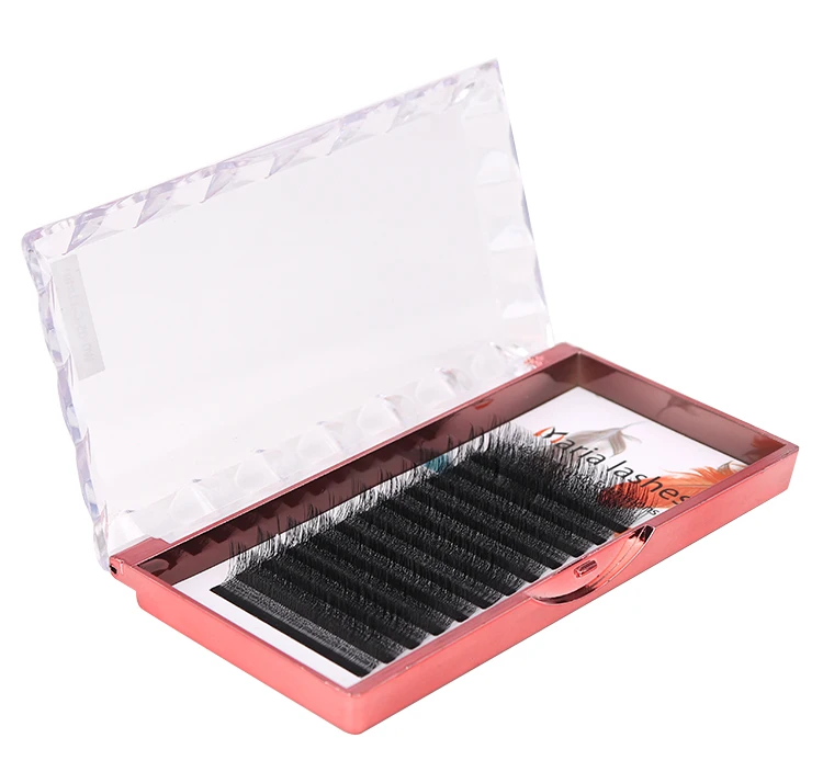 MARIA W Shape Eyelash Extensions 3D 4D 5D 6D 7D Premade Fans Speed Eyelash Extensions Natural Soft Light Full Dense