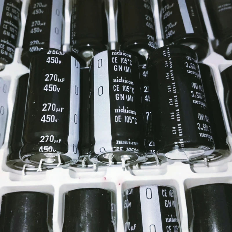 2PCS 270UF 450V electrolytic capacitor 450V 270UF 25X50 GN 105 degrees