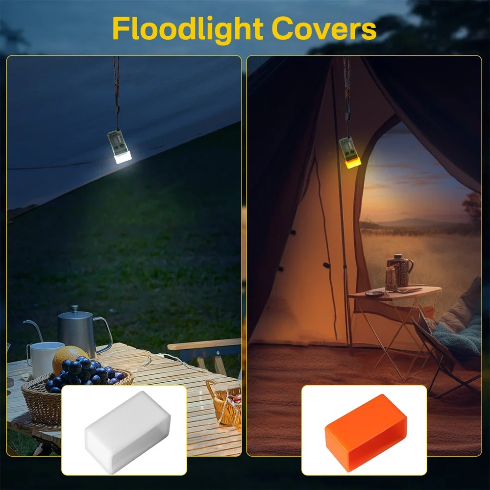 BORUiT-llavero de V20-1 EDC LED, minilinterna portátil tipo C, luz de trabajo recargable, 365nm, linterna UV con pitido magnético