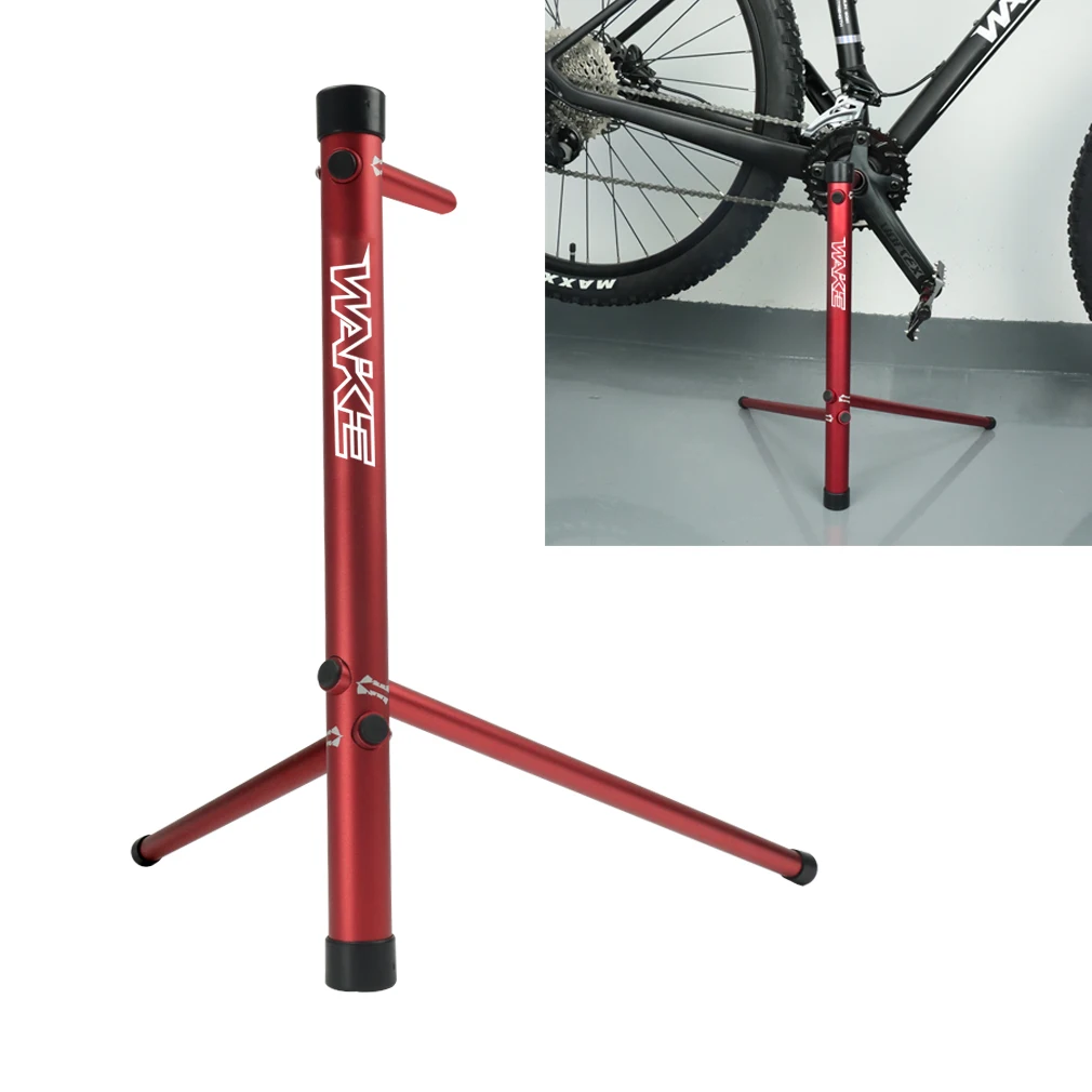 Wake MTB Road Bicycle Maintenance Rack Aluminum Alloy Bike Repair Stand for Outdoor Floor Parking Stand Maintenance Repair Tools