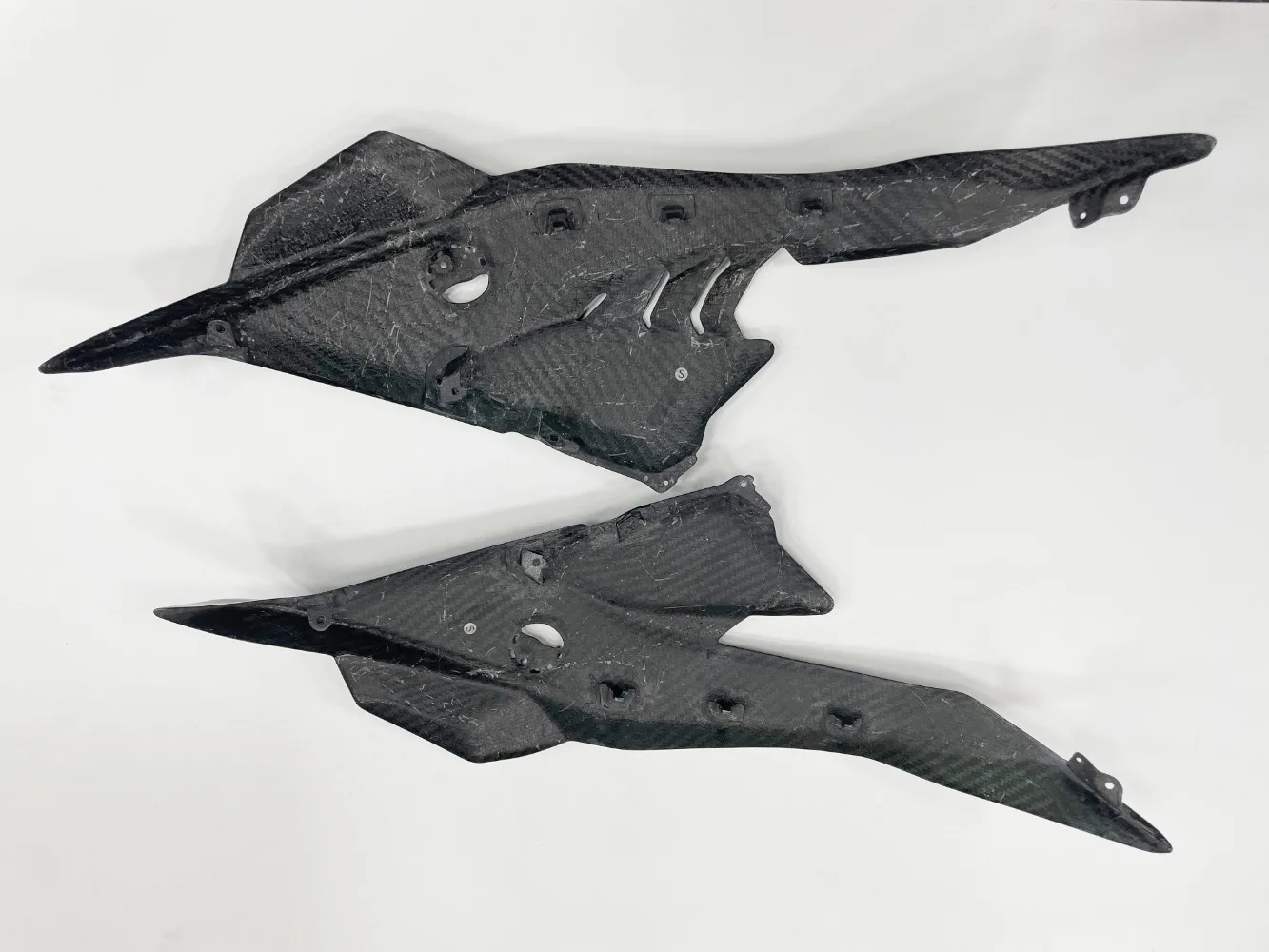 AKOSO New Arrival Carbon Pre-preg Motorcycle Dry Carbon Fiber Front Big Side Panel Without Winglets for  S1000RR 2025 2026