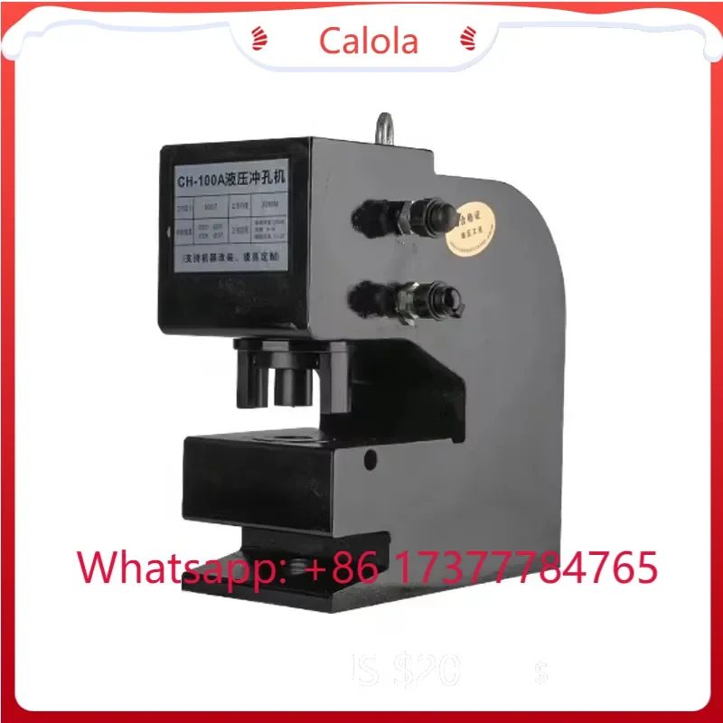 

Гидравлический пробивочный инструмент большого размера 22 мм, 100 тонн, CH-100, пресс для шин, электрический насос, машина для пробивки отверстий