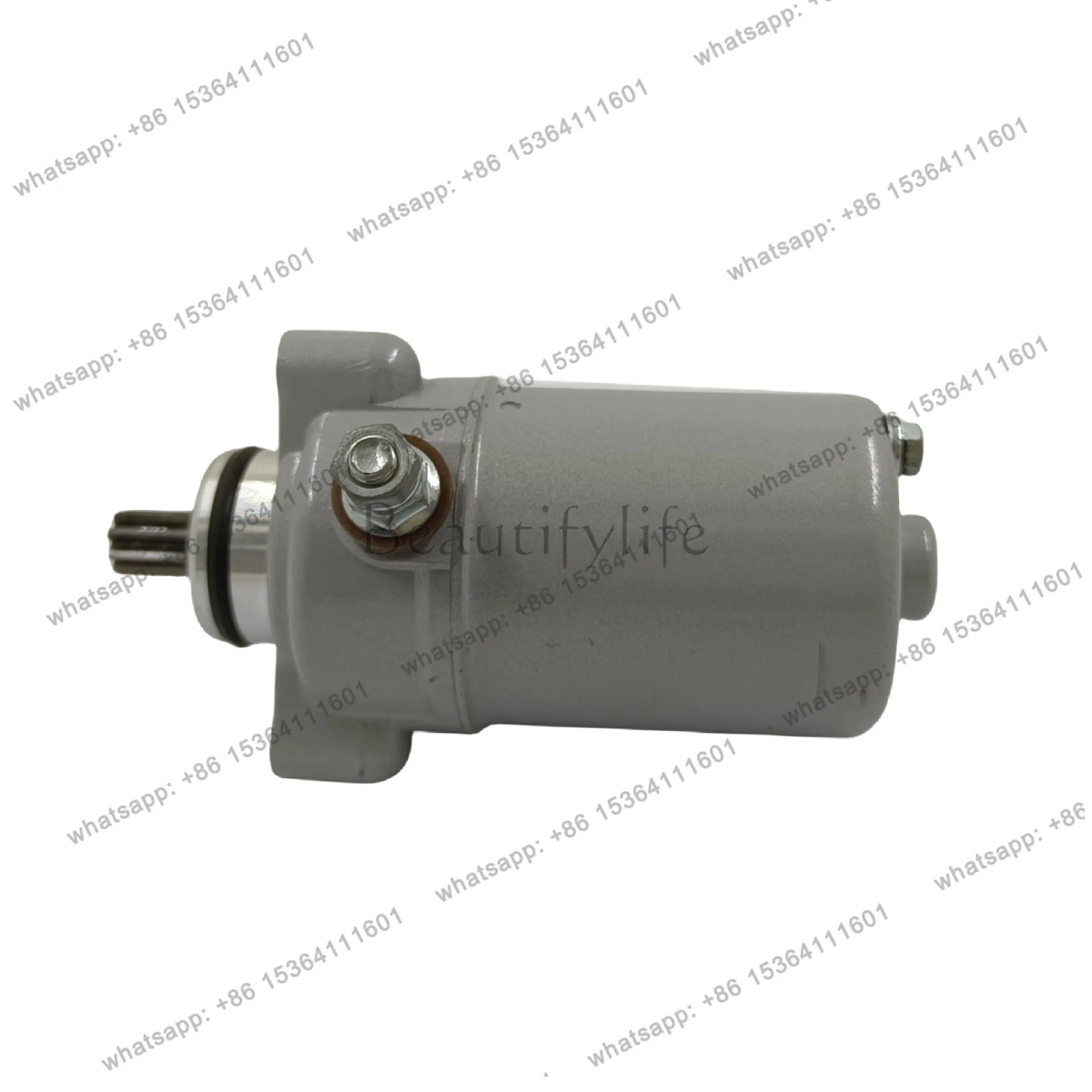 Factory direct supply motorcycle motor 125 (8T) milky white starter motor