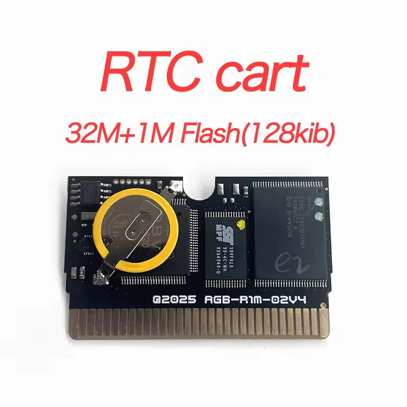 RTC Real Clock Flash Cart Spielmodul für GBA Angepasstes Pokemon-Spiel