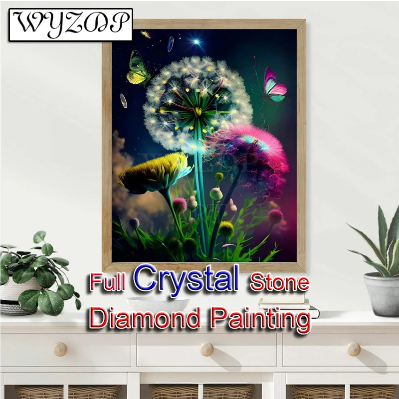 5D Diy Diamond Painting Flower Full Square Crystal Mosaic Embroidery Cross Stitch Kit AB Diamond Ar tCrystal Home Decor 230706