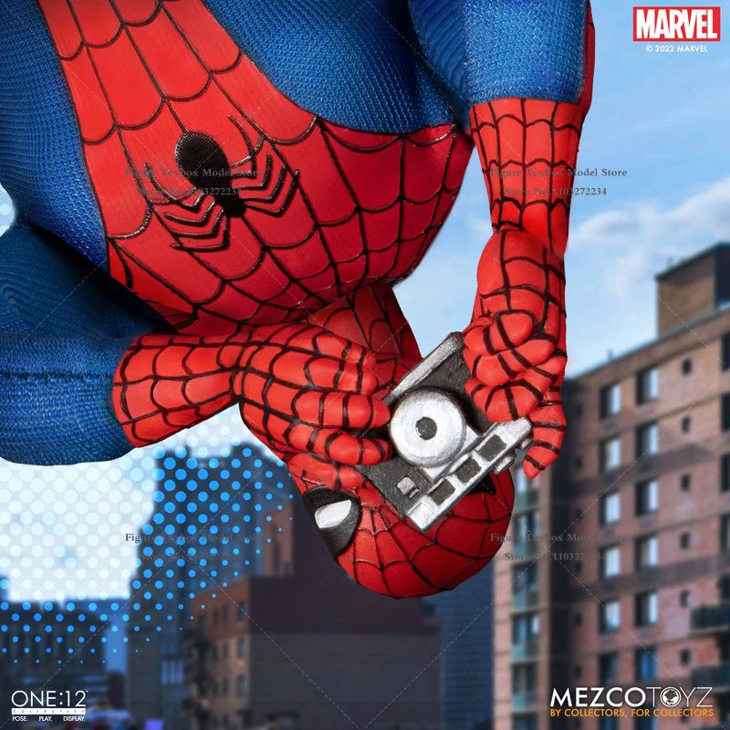 Mezco Deluxe Edition 1/12 Anime Amazing Spider-Man Movable Action Figure Marvel Movie Super Hero Delicate 6