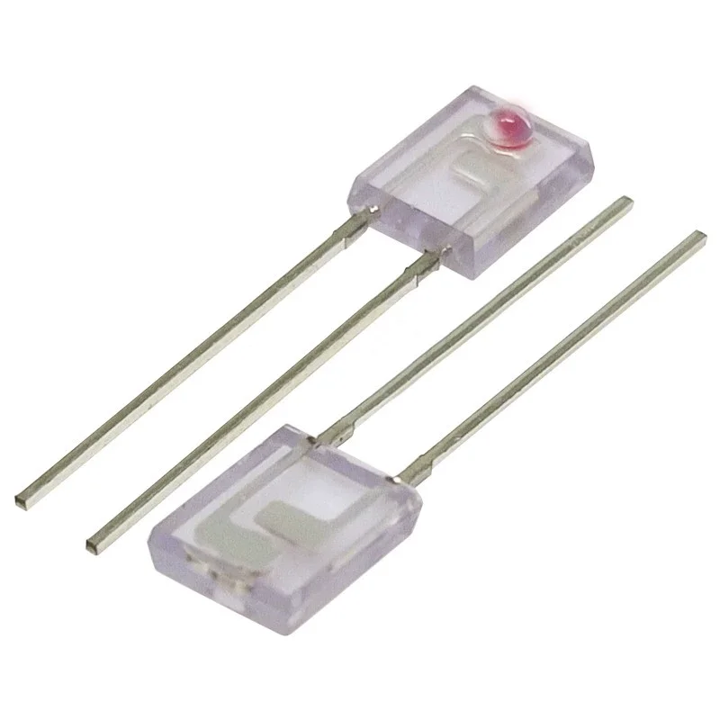 10PCS Square side photosensitive infrared emitting tube IR908-7C diode receiving tube PT908-7C