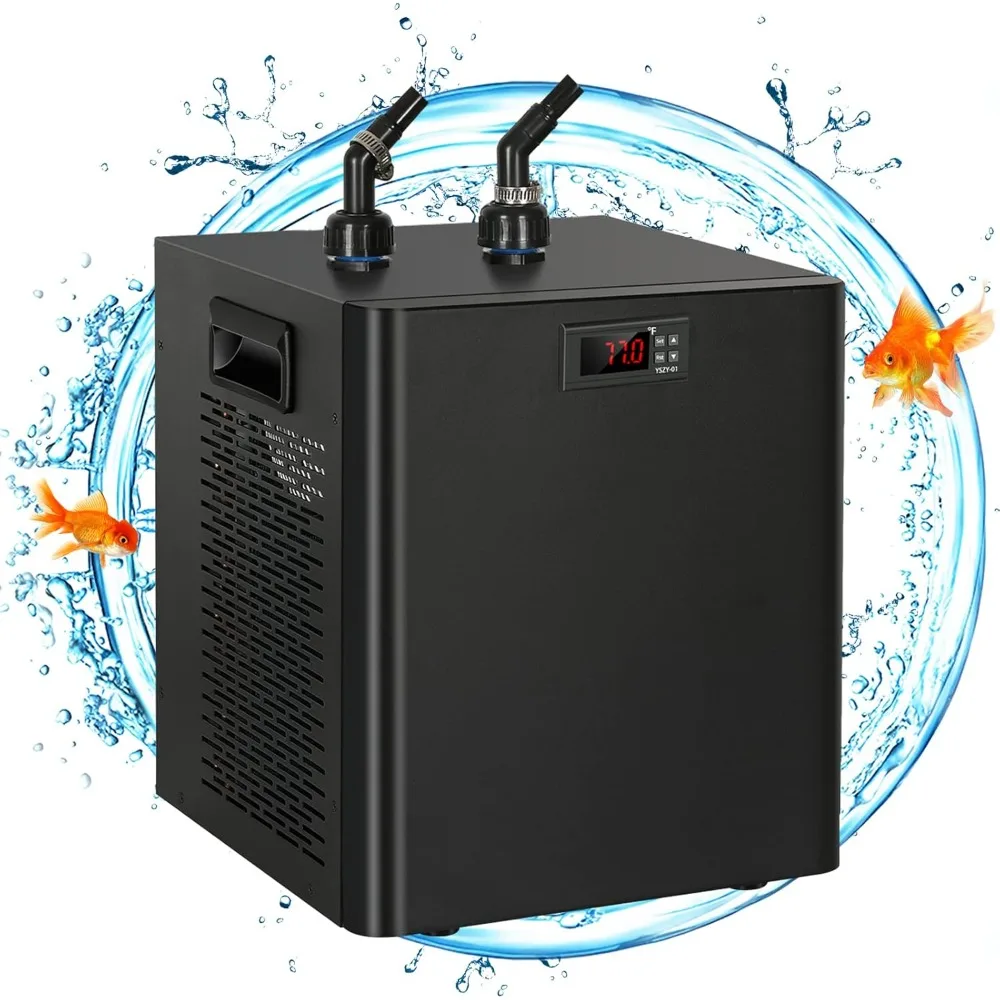 

79 Gal Aquarium Chiller, 1/3 HP Fish Tank Water Chiller with Quiet Design Compressor, Refrigeration for Hydroponic System