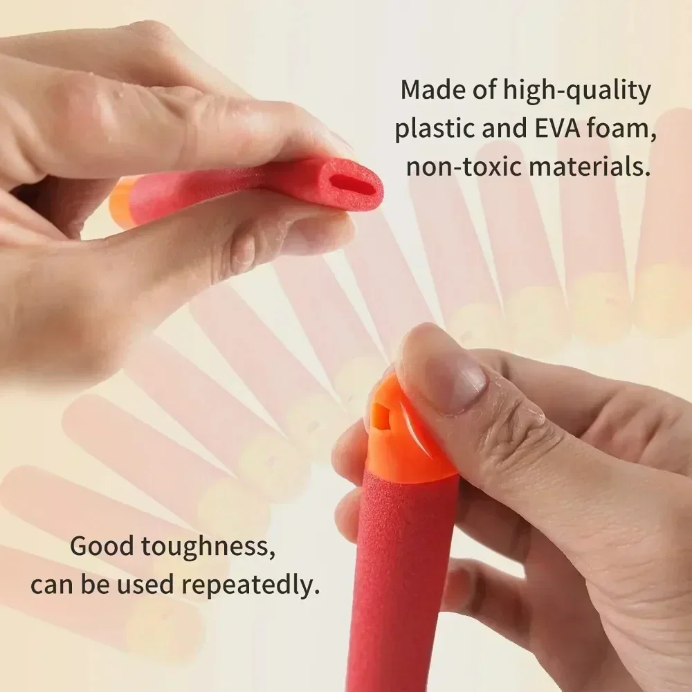 H120 Pack Refill Darts 9.5cm Foam Blaster Refill Bullets Compatible for  Mega Guns Foam Toy Darts for Kids Birthday Gift