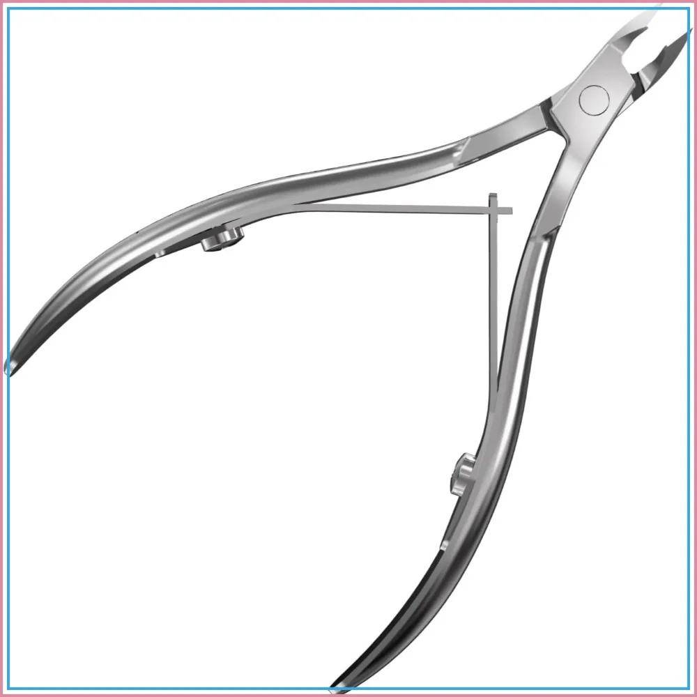 

12 Cuticle Nippers – 5mm Blade – Stainless Steel – Compact Design – For Home Manicure & Pedicure
