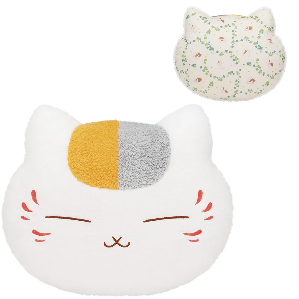 

New Cute Anime Natsume's Book of Friends Nyanko Sensei Yuujinchou Cat Face Plush Pillow Cushion Kids Stuffed Toys For Children